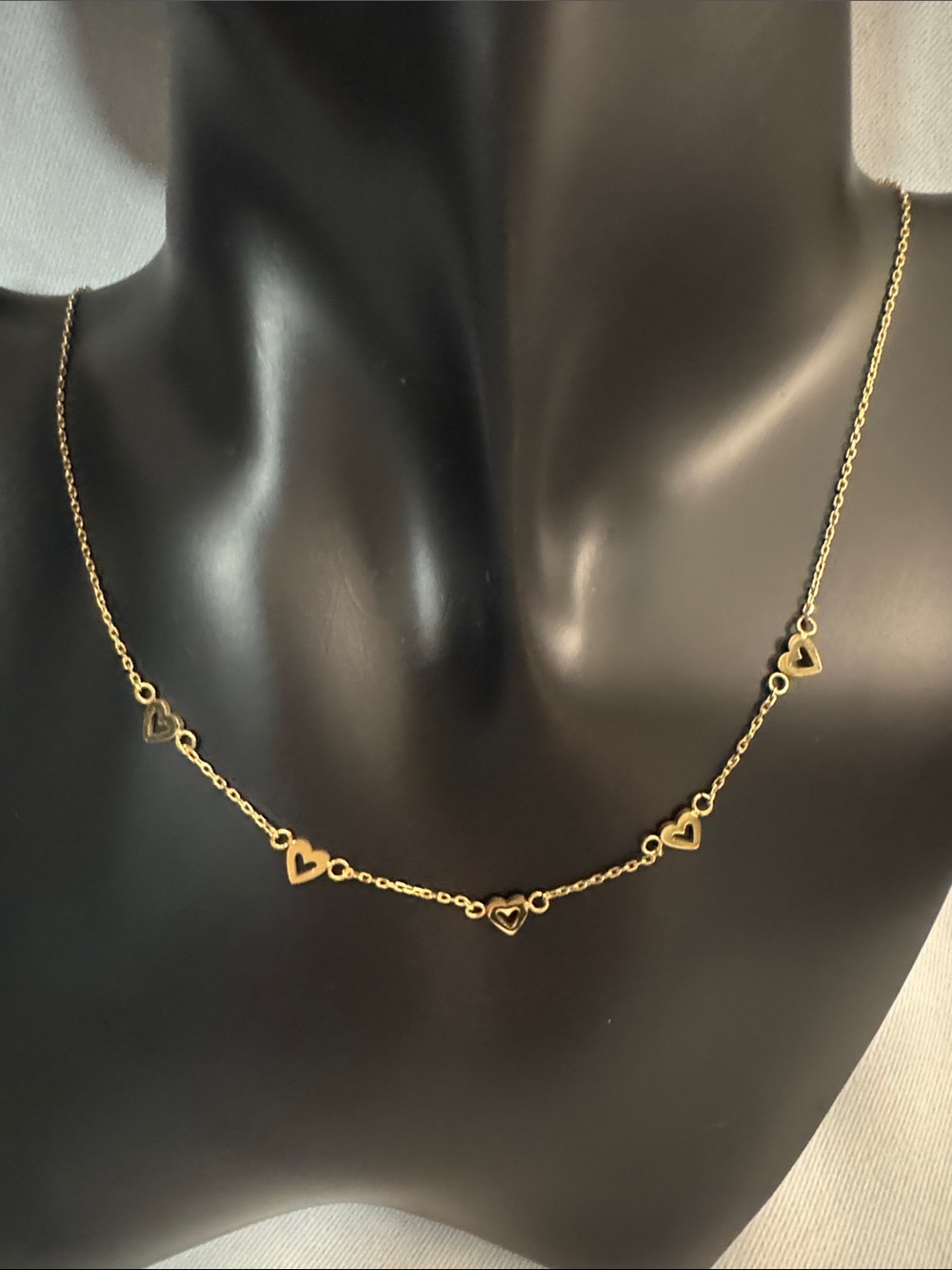 Plunder Gold Heart Link Necklace